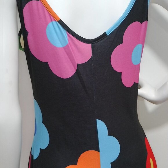 Floral Black Wide Leg Jumpsuit - Picture 7 of 12